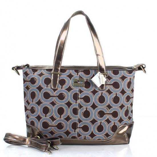 Coach Poppy Logo Style Large Bronze Totes EUJ | Women